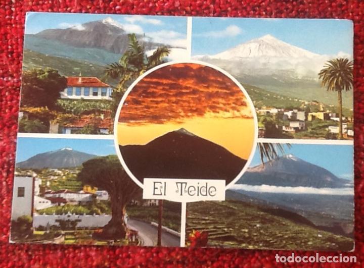 Postkarten: EL TEIDE. CIRCULADA. .ENVIO INCLUIDO.
