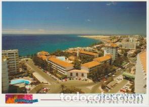 Postales: () GRAN CANARIA. PLAYA DEL INGLES ... 1 AGUJERO DE CHINCHETA