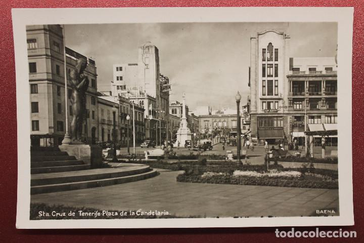 Postales: POSTAL SANTA CRUZ DE TENERIFE, PLAZA DE LA CANDELARIA, 1951