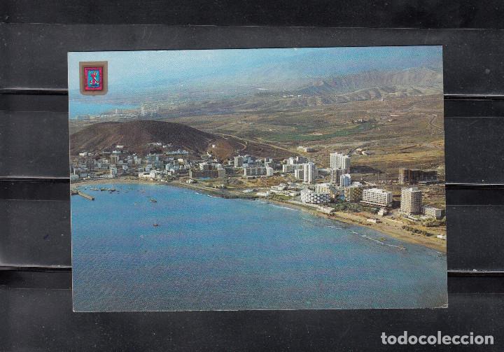 Postales: N&ordm; 38. COSTA SUR (TENERIFE). VISTA A&Eacute;REA DE LOS CRISTIANOS Y PLAYA DE LAS AM&Eacute;RICAS