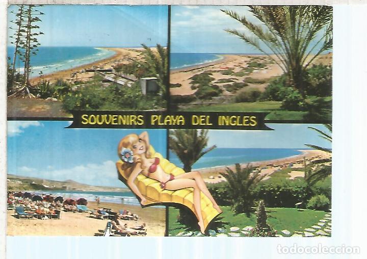 Postales: PLAYA DEL INGLES GRAN CANARIA ESCRITA