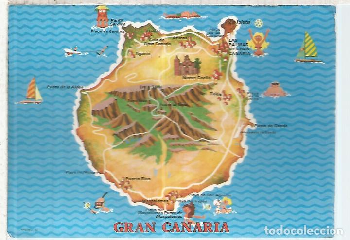 Postales: GRAN CANARIA ESCRITA - Foto 1
