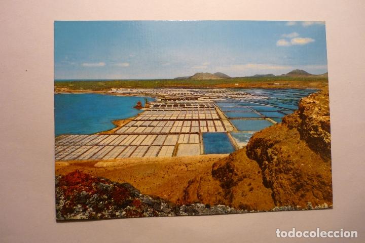 Postales: postal lanzarote -salinas janubio