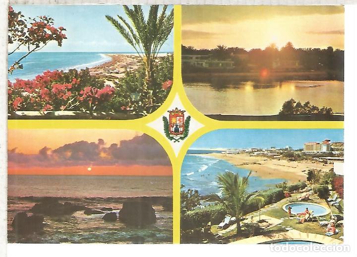 Postales: PLAYA DEL SUR GRAN CANARIA ESCRITA