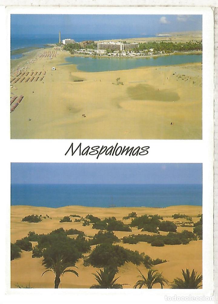 Postales: MASPALOMAS GRAN CANARIA ESCRITA - Foto 1