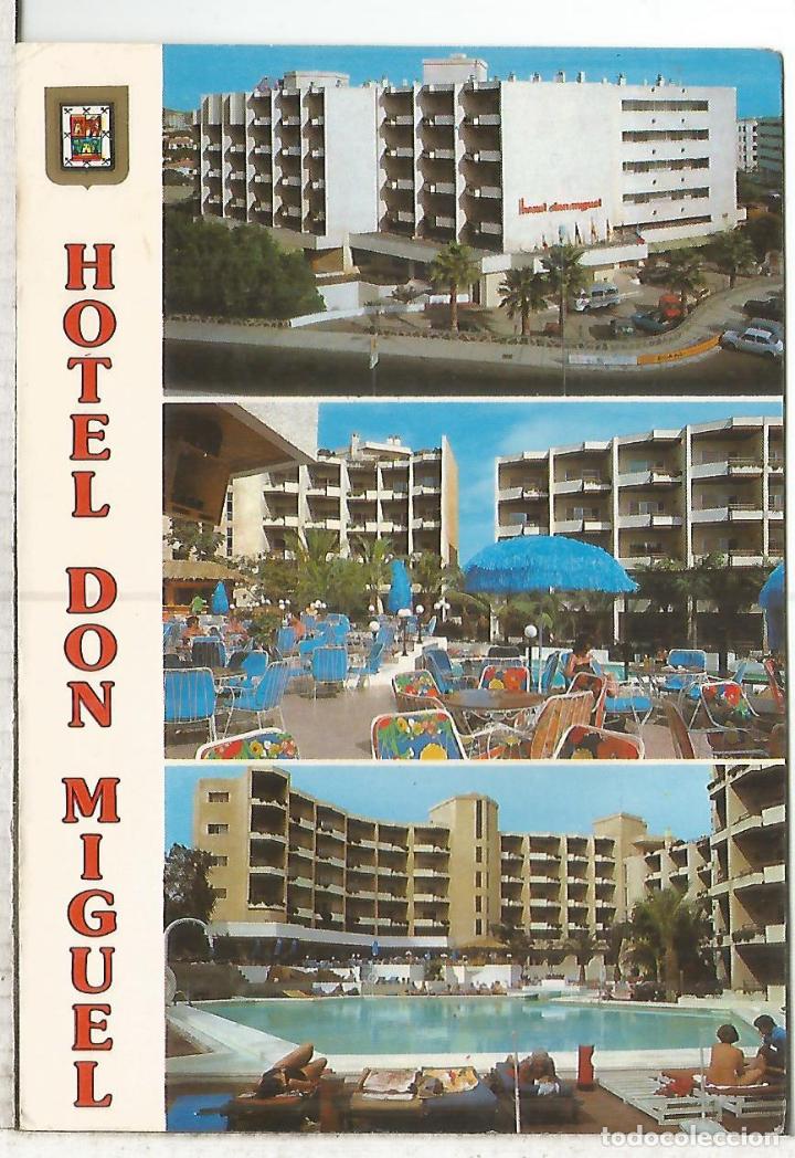 Postales: PLAYA DEL INGLES GRAN CANARIA ESCRITA HOTEL DON MIGUEL