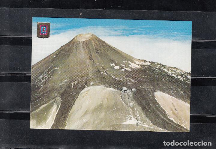 Cartoline: N&ordm; 43 EL TEIDE. VISTA A&Eacute;REA DEL CR&Aacute;TER 3.716 M.