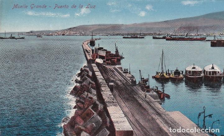 Postales: POSTAL DEL PUERTO DE LA LUZ - MUELLE GRANDE