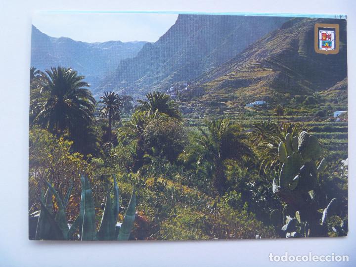 Postales: POSTAL  DE AGAETE ( GRAN CANARIA ) : VISTA PARCIAL . A&Ntilde;OS 60.