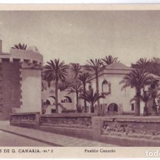 Postales: LAS PALMAS DE GRAN CANARIA: PUEBLO CANARIO. VDA. DE RAFAEL ROMERO. NO CIRCULADA (AÑOS 40). Lote 129371771