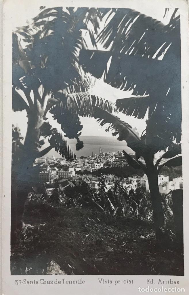Postkarten: Santa Cruz de Tenerife - Canarias - Vista parcial - A&ntilde;os 50