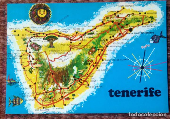 Postales: TENERIFE - PLANO - MAPA - Foto 1