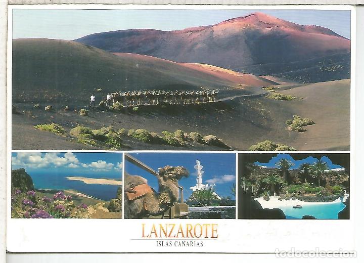 Postales: CANARIAS LANZAROTE ESCRITA - Foto 1