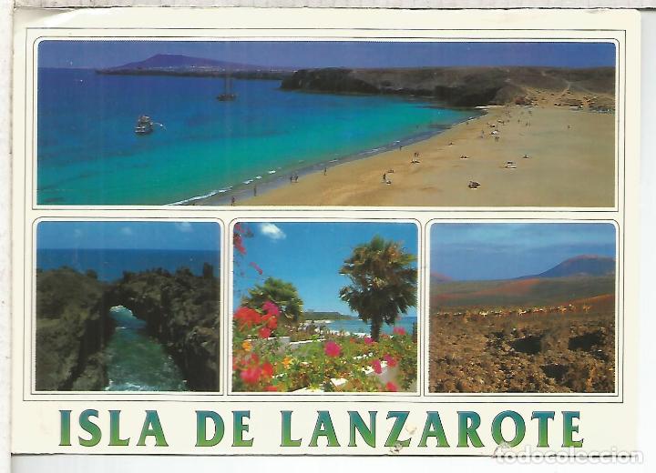 Postales: CANARIAS LANZAROTE ESCRITA - Foto 1