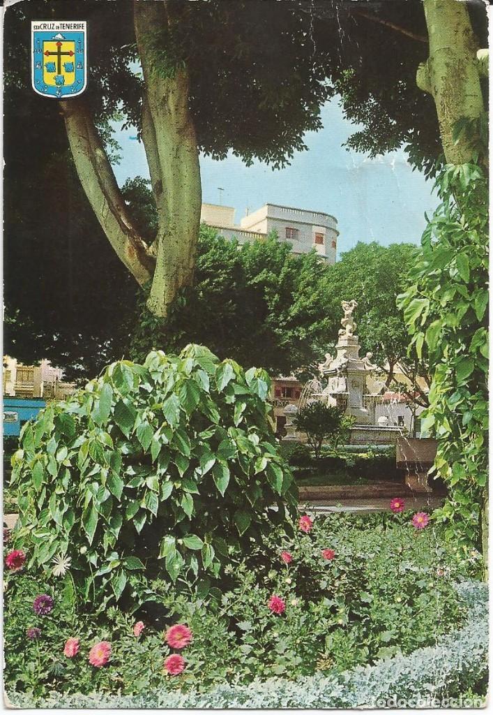 Cartoline: [Postal] Plaza General Weyler. Santa Cruz de Tenerife (Islas Canarias) A&ntilde;o 1968 (circulada)