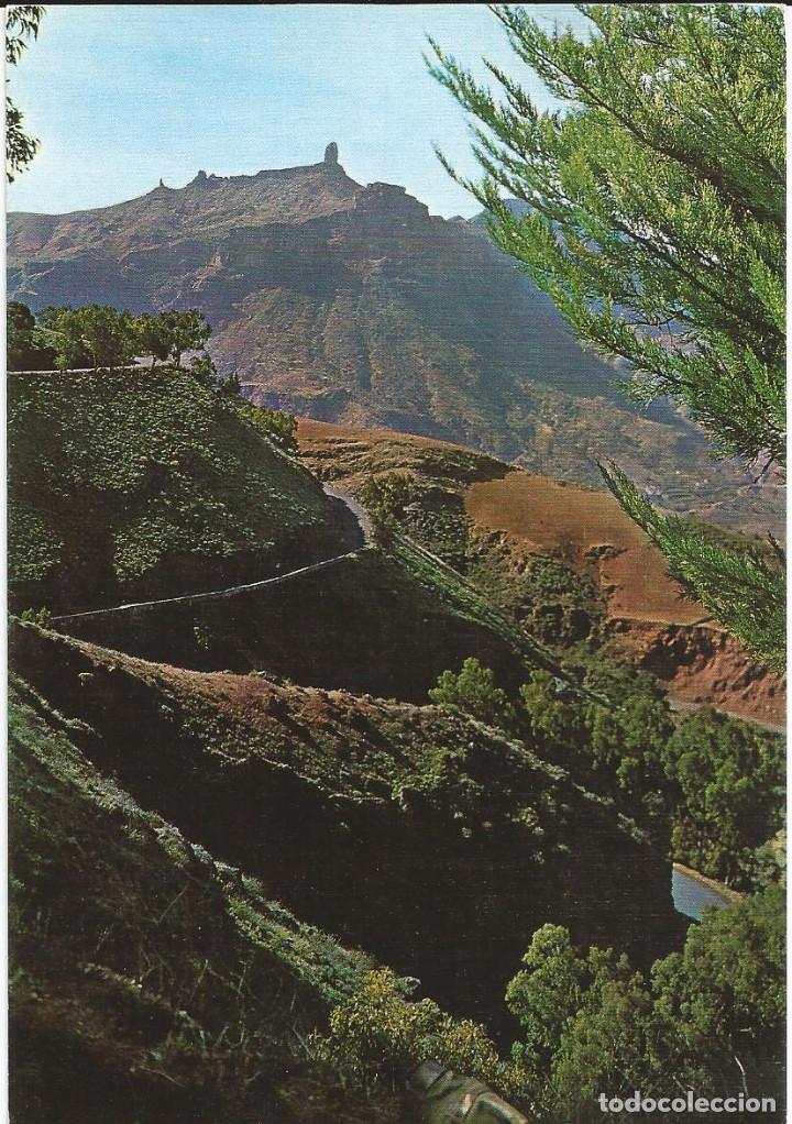 Postales: [POSTAL] Ruta a Tejada con vistas al Roque Nublo y del Fraile Gran Canaria (Canarias) (sin circular)