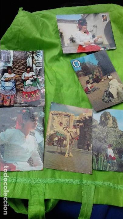 Postales: 5 antiguas postales de gran canaria .diferentes lugares con mujeres.a&ntilde;os 60.usadas
