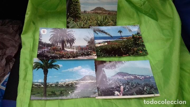 Postales: 5 antiguas postales diferentes de arucas de gran canaria a&ntilde;os 60