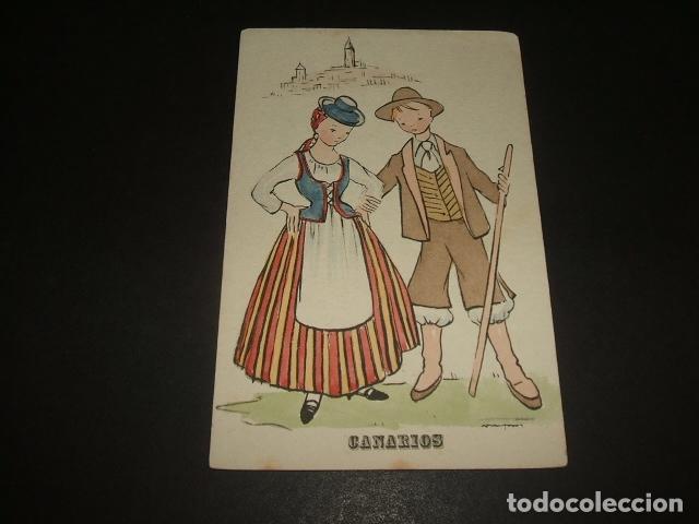 Postales: CANARIAS TIPOS CANARIOS - Foto 1