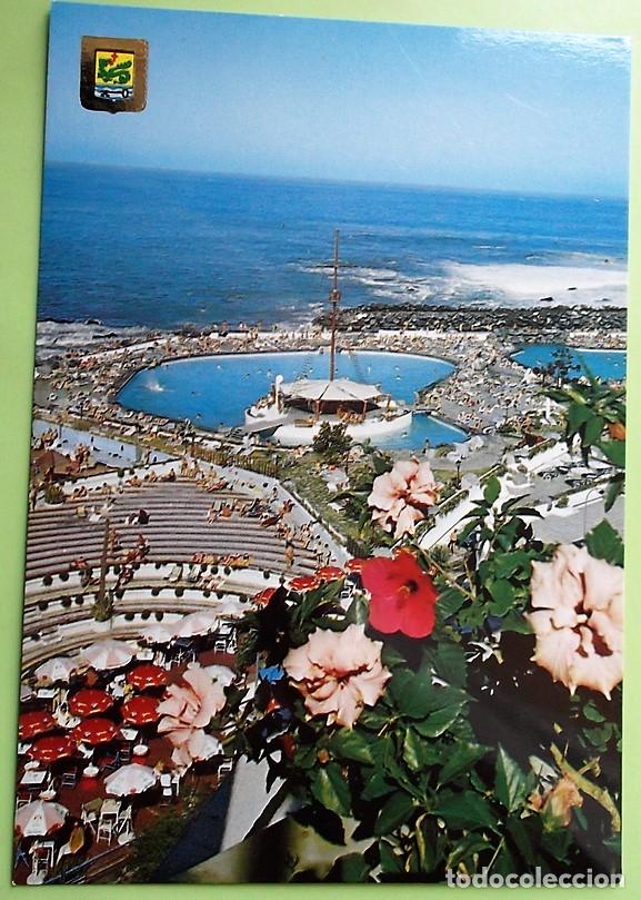 Cartes Postales: Puerto de la Cruz. 11 Piscinas Costa Martianez. Escudo de Oro. Nueva. Color