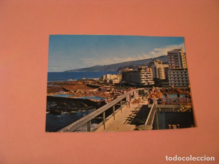Cartes Postales: POSTAL DE PUERTO DE LA CRUZ. VISTA PARCIAL. ED. GASTEIZ. RECORTADA DE BLOCK DE TIPO ACORDE&Oacute;N.