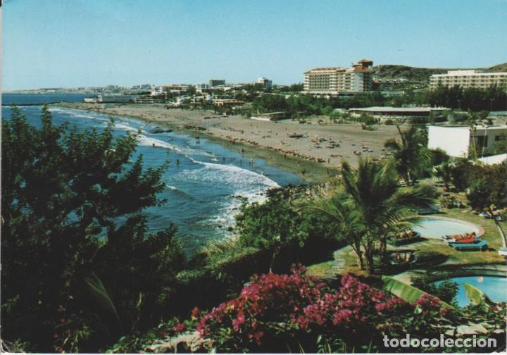 Postales: (1082) GRAN CANARIA. PLAYA DE SAN AGUSTIN ... 1 ESQUINA CON DOBLEZ