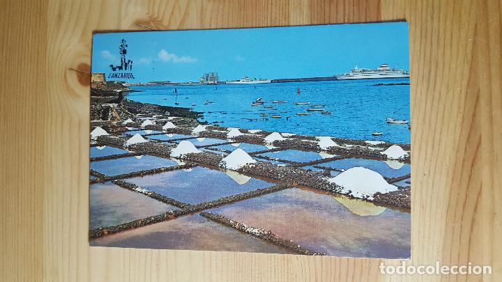 Postales: Arrecife Lanzarote Puerto y salinas - Foto 1
