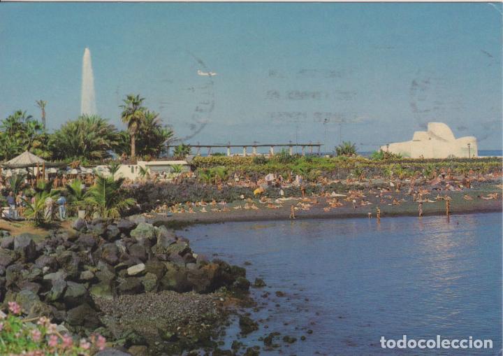 Postkarten: ISLAS CANARIAS, PUERTO DE LA CRUZ, PLAYA DE MARTI&Aacute;NEZ - J.R.ANIBARRO N&ordm; 17 - CIRCULADA
