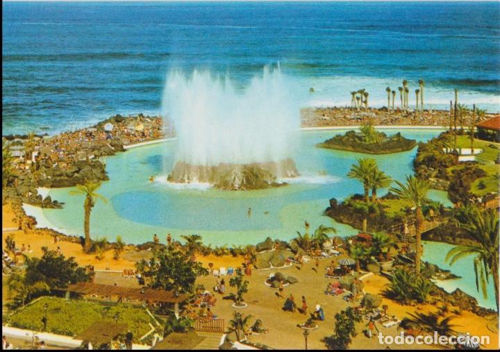 Postkarten: PUERTO DE LA CRUZ (TENERIFE) LAGO ARTIFICIAL - EDICIONES ANIBARRO N&ordm; 82 - S/C