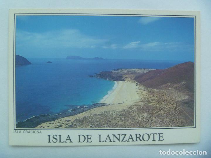 Postales: POSTAL DE LA ISLA DE LANZAROTE (  CANARIAS ): ISLA GRACIOSA
