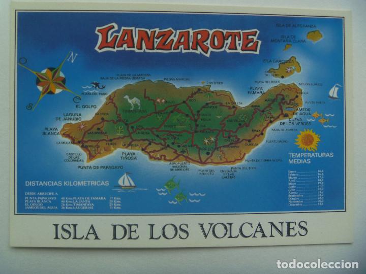 Postales: POSTAL DE LA ISLA DE LANZAROTE (  CANARIAS )
