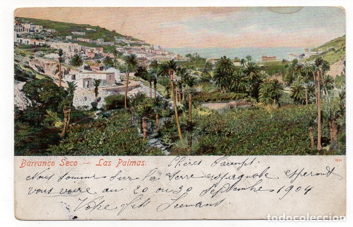Postales: SIN DIVIDIR. BARRANCO SECO. LAS PALMAS. CANARIAS.