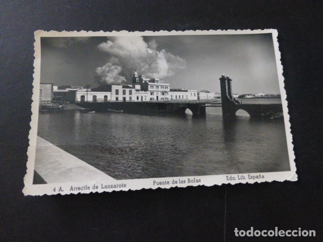 Postales: ARRECIFE DE LANZAROTE PUERTO DE LAS BOLAS - Foto 1