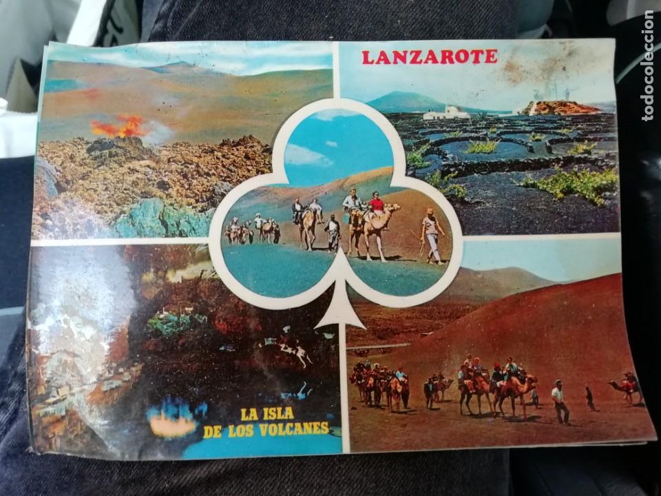 Postales: Antigua tarjeta postal lanzarote la isla de los volcanes, circulada.