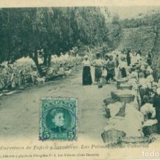 Postales: LAS PALMAS CARRETERA DE TAFIRA Y LAVADEROS,. CIRCULADA HACIA 1905.. Lote 171526619