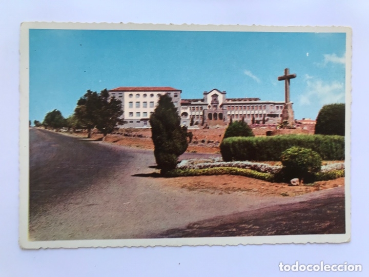 Cartes Postales: LA LAGUNA DE TENERIFE. Postal Coloreada. Facha principal de la Universidad de Canarias.