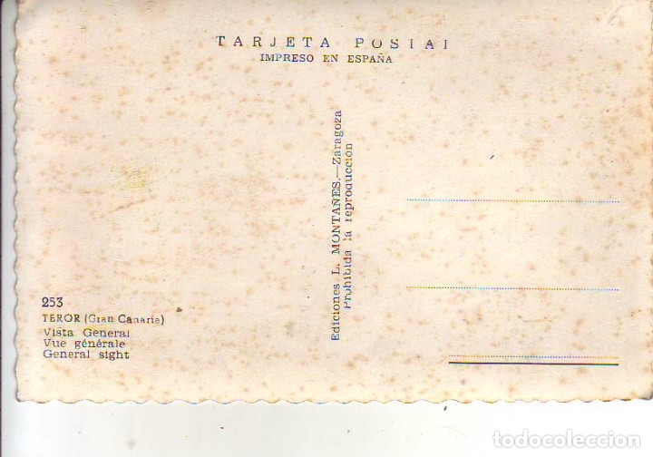 Postales: TEROR - GRAN CANARIA - Foto 2