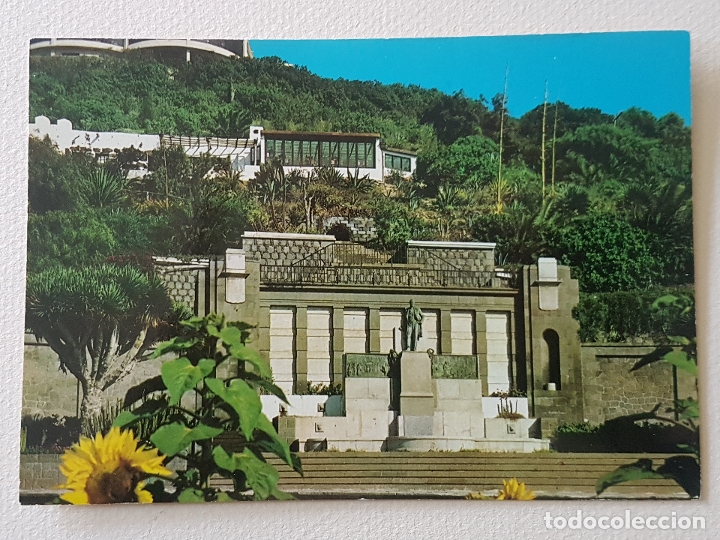 Postales: MONUMENTO A LEON Y CASTILLO GRAN CANARIA POSTAL - Foto 1