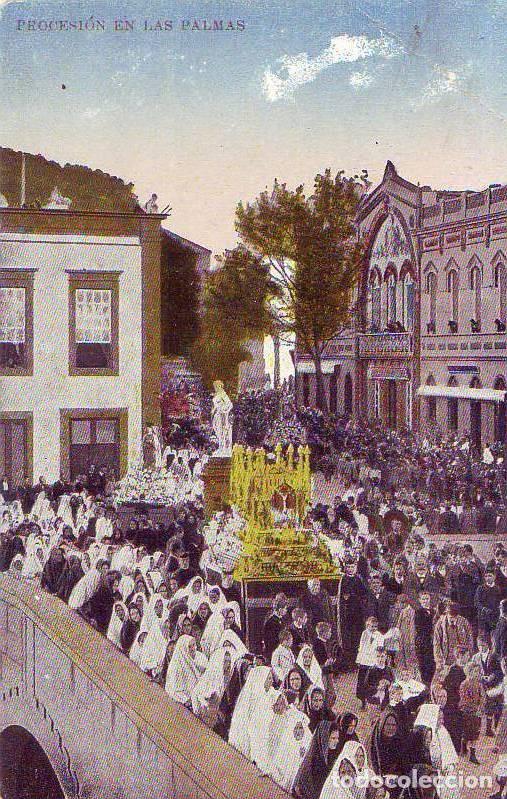 Postales: GRAN CANARIA LAS PALMAS PROCESION - Foto 1
