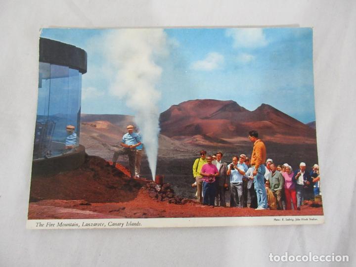 Postales: Lanzarote - The Fire Mountain - Escrita - Foto 1