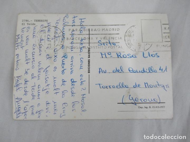 Postales: Tenerife - El Teide - Escrita - Foto 2