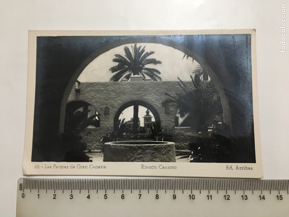 Postales: POSTAL. LAS PALMAS DE GRAN CANARIA. RINC&Oacute;N CANARIO. ED. ARRIBAS. H. 1955?.