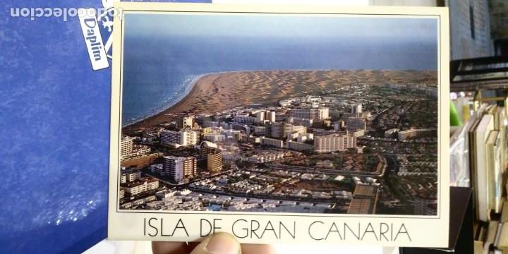 Postales: Postal Islas Canarias Playa del Ingles La Cosmopolita ciudad en la puerta del desierto N 57 IMAGINA