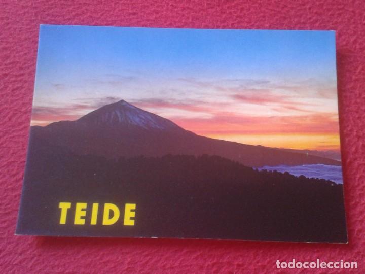 POSTAL POST CARD ISLAS CANARIAS CANARY ISLANDS EL TEIDE VOLCÁN VOLCANO ATARDECER TENERIFE ESPAGNE... (Postales - España - Canarias Moderna (desde 1940))