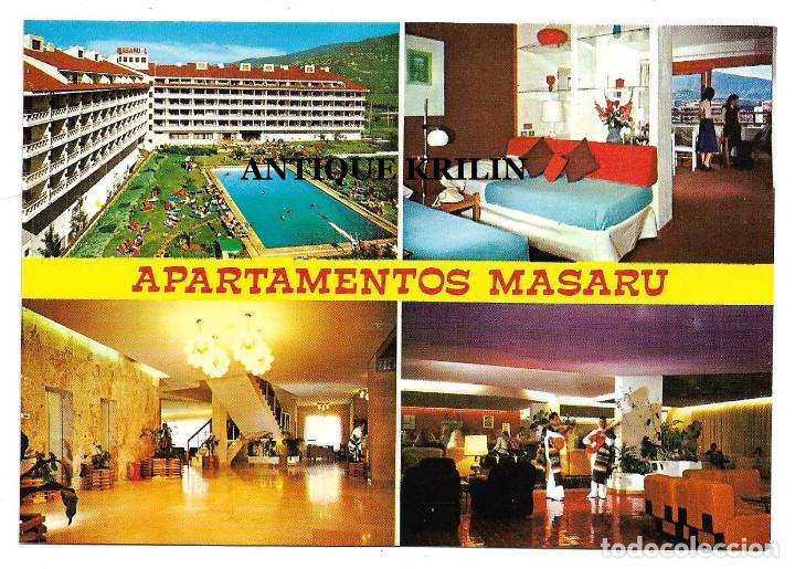 Cartes Postales: PUERTO DE LA CRUZ .- APARTAMENTOS MASARU .- EDICION PUBLINTEL