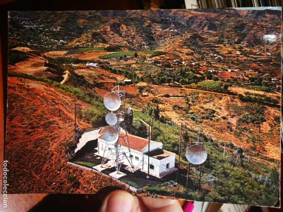 Cartes Postales: Postal Canarias Estaci&oacute;n Repetidora Pico Osorio COMPA&Ntilde;IA TELEFONICA NACIONAL DE ESPA&Ntilde;A escrita y sel