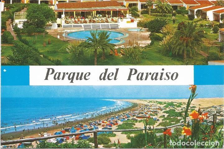 Postales: [POSTAL] Parque del Para&iacute;so. Playa del Ingl&eacute;s. Sur de Gran Canaria (Canarias) (circulada)