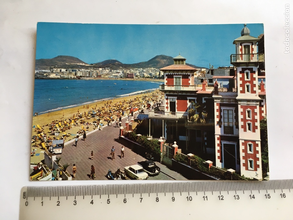 Postales: POSTAL. LAS PALMAS DE GRAN CANARIA. PLAYA DE LAS CANTERAS. EDICIONES RO-FOTO.