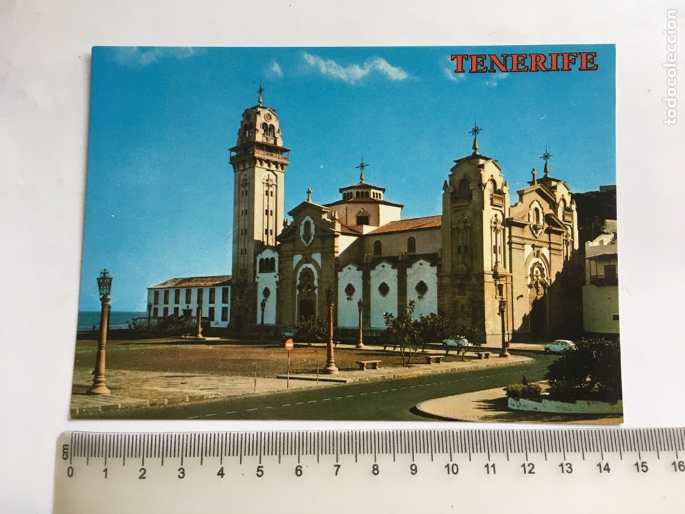 Postais: POSTAL. ISLAS CANARIAS. BAS&Iacute;LICA DE NTRA. SRA. DE CANDELARIA. COLECCI&Oacute;N PERLA.