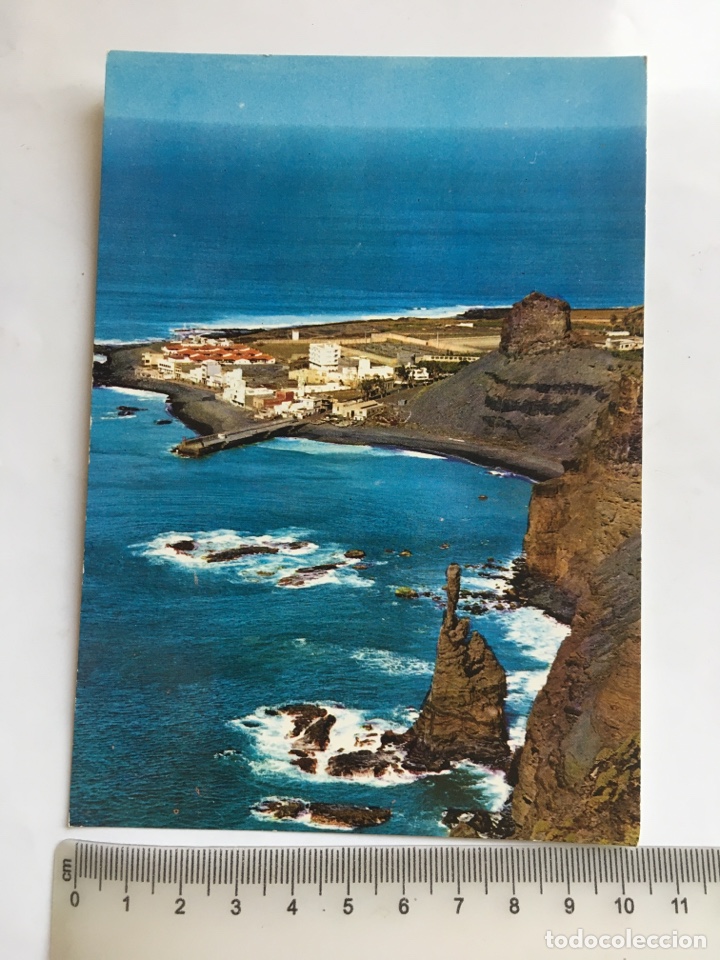 Postales: POSTAL. AGAETE. GRAN CANARIA. PUERTO DE LAS NIEVES Y EL DEDO DE DIOS. EDICIONES RO-FOTO.